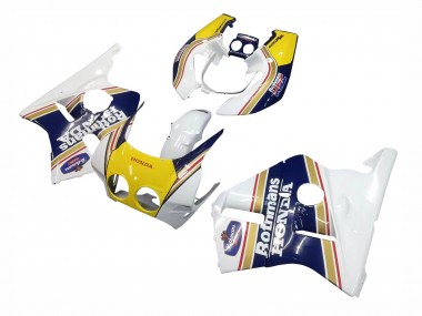 Comprare Carena Moto Honda CBR400RR NC23 1987-1989 - Bianco Giallo Blu Rothmans