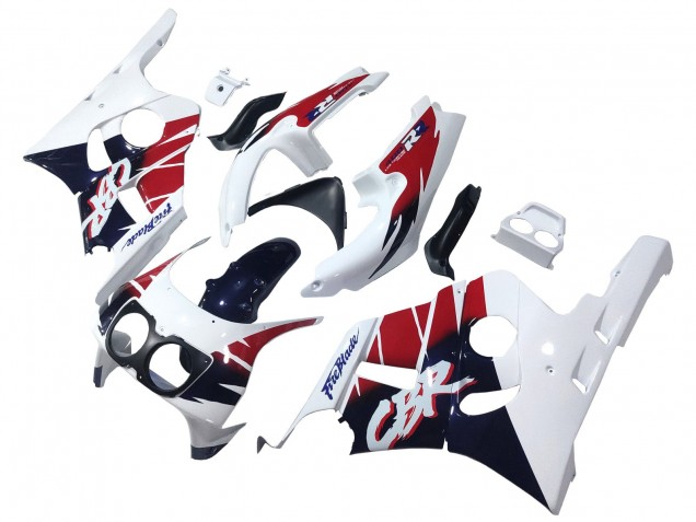 Comprare Carena Moto Honda CBR400RR NC29 1990-1999 - Bianco Rosso Blu Scuro Fireblade