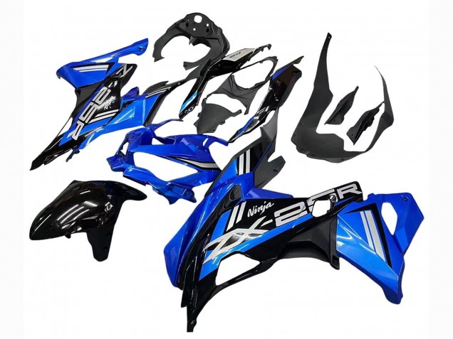 Comprare Carena Moto Kawasaki ZX25R ZX-25R 2019-2025 - Blu Bianco Nero Opaco