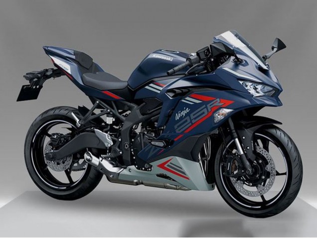 Comprare Carena Moto Kawasaki ZX25R ZX-25R 2019-2025 - Blu Rosso Grigio