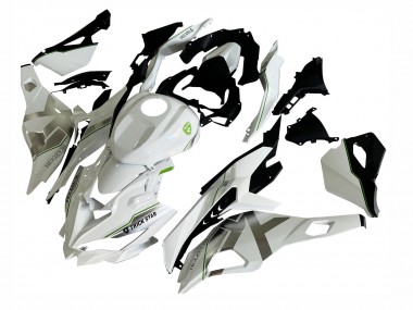 Comprare Carena Moto Kawasaki ZX25R ZX-25R 2019-2025 - Bianco Argento Verde Nero Trick Star