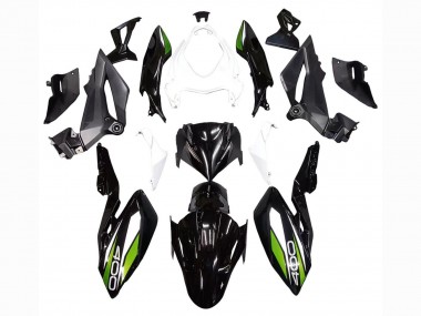 Comprare Carena Moto Kawasaki Z400 2018-2024 - Bianco Nero Lucido Verde