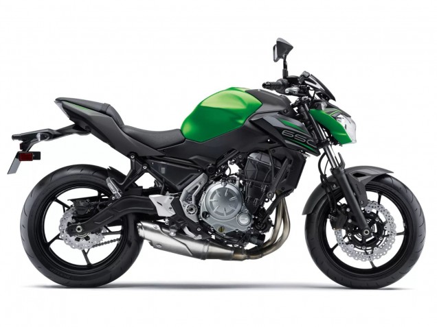 Comprare Carena Moto Kawasaki Ninja Z650 2017-2019 - Nero Verde Argento