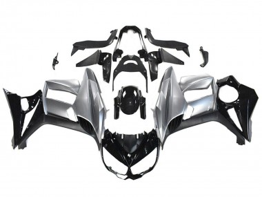 Comprare Carena Moto Kawasaki Z1000SX 2010-2016 - Nero Lucido Argento