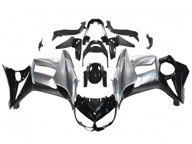 Comprare Carena Moto Kawasaki Z1000SX 2010-2016 - Nero Lucido Argento