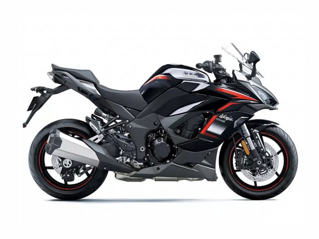 Comprare Carena Moto Kawasaki Z1000SX 2020-2025 - Nero Rosso Argento Ninja
