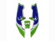Comprare Carena Moto Kawasaki ZXR250 1989-1990 - Verde Bianco Blu