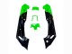 Comprare Carena Moto Kawasaki ZZR400 1993-2007 - Verde Nero Lucido Verde Mostro Elf Touch4 Bridgestone