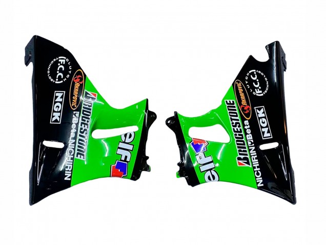 Comprare Carena Moto Kawasaki ZZR600 1998-2003 - Verde Nero Mostro Elf