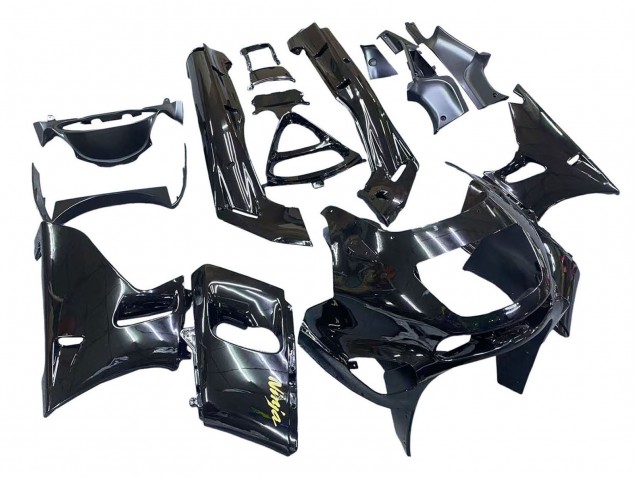 Comprare Carena Moto Kawasaki ZZR600 1998-2003 - Nero Lucido Oro Ninja