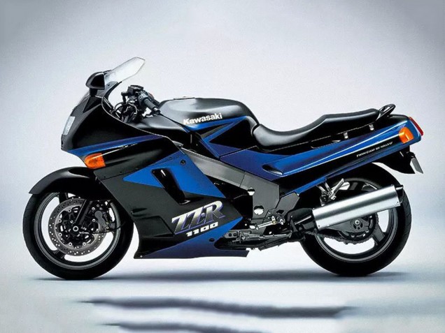Comprare Carena Moto Kawasaki ZZR1100 1990-1992 - Blu Nero Lucido