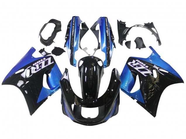 Comprare Carena Moto Kawasaki ZZR1100 1990-1992 - Blu Nero Lucido