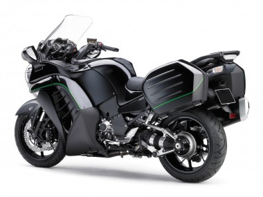 Comprare Carena Moto Kawasaki GTR1400/ZG1400 2007-2009 - Nero Opaco Verde Linea