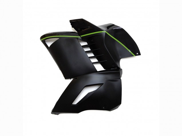 Comprare Carena Moto Kawasaki GTR1400/ZG1400 2007-2009 - Nero Opaco Verde Linea