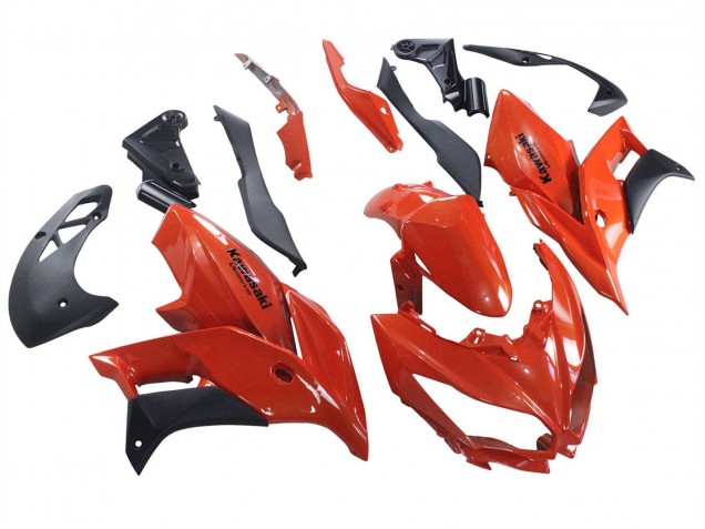 Comprare Carene Moto Kawasaki Versys 650 2015-2020 - Rosso Nero Opaco