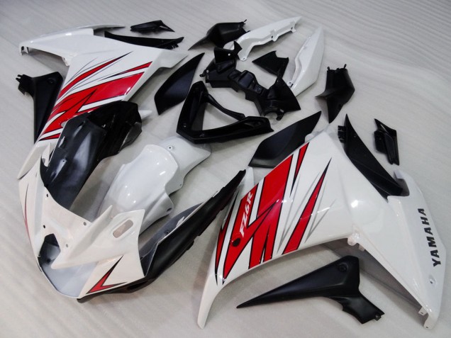 Comprare Carena Moto Yamaha FZ6R 2009-2015 - Bianco Rosso Nero