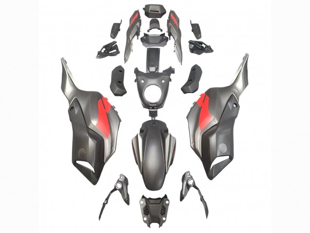 Comprare Carena Moto Yamaha MT07/FZ07 2012-2017 - Grigio Rosso