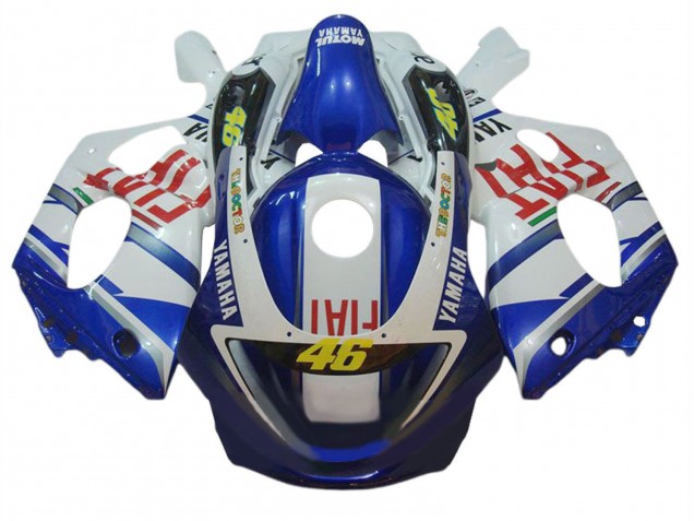 Comprare Carena Moto Yamaha YZF600R Thundercat 1996-2007 - Bianco Blu Rosso Fiat 46