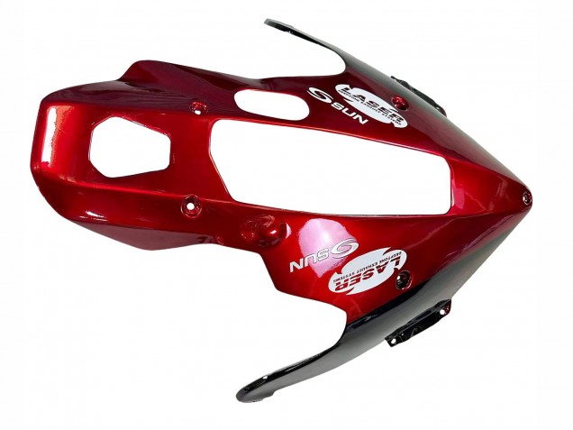 Comprare Carena Moto Yamaha YZF 1000R Thunderace 1997-2007 - Nero Rosso Scuro Fiamma