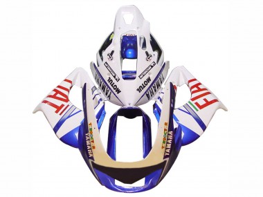 Comprare Carena Moto Yamaha YZF 1000R Thunderace 1997-2007 - Bianco Blu Fiat Motul