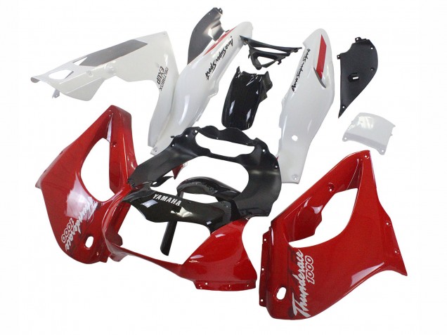 Comprare Carena Moto Yamaha YZF 1000R Thunderace 1997-2007 - Rosso Nero Bianco Thunderace