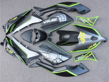 Comprare Carena Moto Yamaha TMAX530 2012-2014 - Nero Opaco Grigio Verde Lime 46
