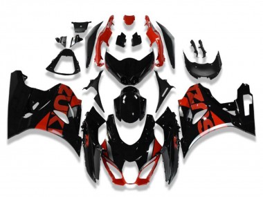 Comprare Carena Moto Suzuki GSXR 1000 2017-2024 - Nero Lucido Rosso
