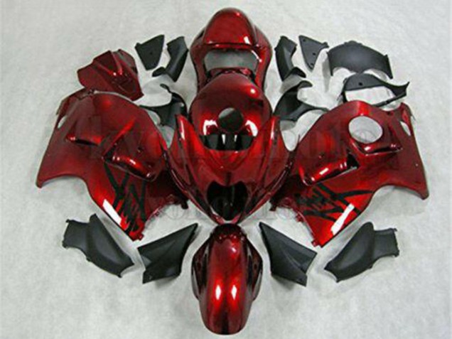 Comprare Carena Moto Suzuki GSXR 1300 Hayabusa 1996-2007 - Rosso Nero