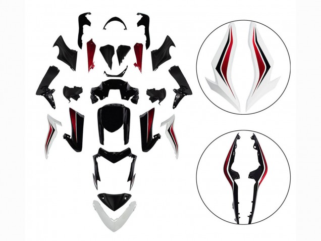Comprare Carene Moto Suzuki GSX-S 1000 2015-2020 - Nero Rosso Bianco
