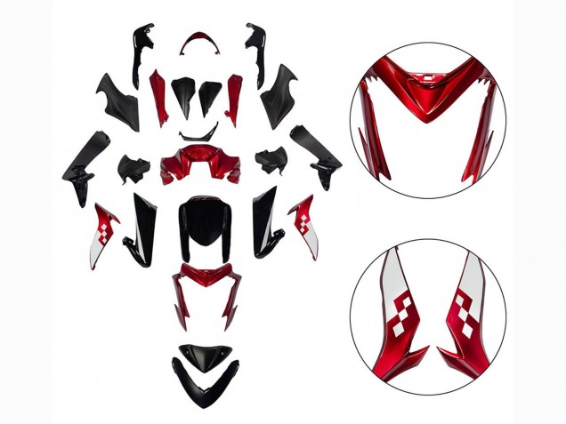 Comprare Carene Moto Suzuki GSX-S 1000 2015-2020 - Rosso Nero