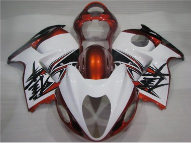 Comprare Carena Moto Suzuki GSXR 1300 Hayabusa 1996-2007 - Bianco Arancia Nero