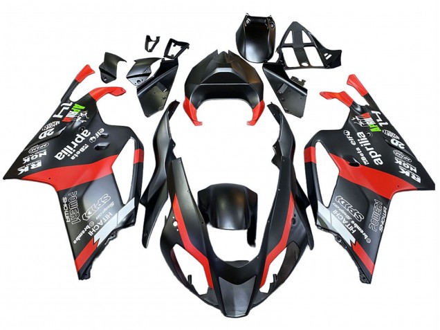 Comprare Carena Moto Aprilia RSV1000 2003-2006 - Nero Rosso