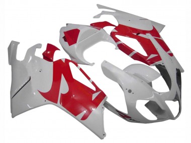 Comprare Carena Moto Aprilia RSV1000 2003-2006 - Bianco Rosso