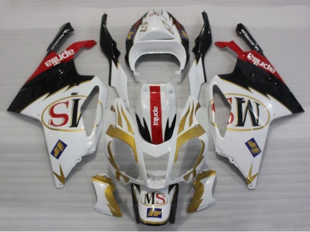 Comprare Carena Moto Aprilia RSV1000 2003-2006 - Bianco Oro Rosso Nero