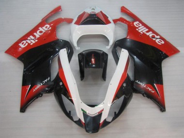Comprare Carena Moto Aprilia RSV1000 2003-2006 - Rosso Nero Bianco