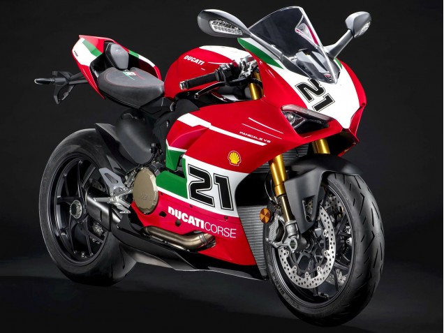 Comprare Carena Moto Ducati Panigale V2 2020-2024 - Bianco Rosso Verde Nero Opaco Corse 21