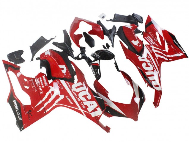 Comprare Carena Moto Ducati Panigale V2 2020-2024 - Rosso Nero Lucido Mostro Corse