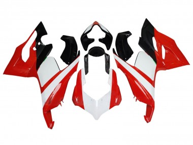 Comprare Carena Moto Ducati Panigale V2 2020-2024 - Bianco Rosso Nero Lucido