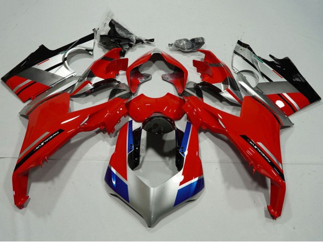 Comprare Carena Moto Ducati Panigale V4 V4S 2018-2019 - Argento Rosso Blu Nero Lucido