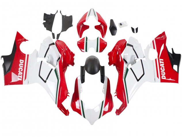 Comprare Carena Moto Ducati Panigale V4 V4S 2018-2019 - Bianco Rosso Nero Opaco