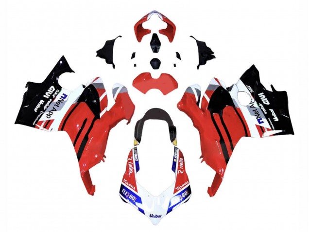 Comprare Carena Moto Ducati Panigale V4 V4S 2018-2019 - Rosso Blu Nero Lucido Flex-Box Givi
