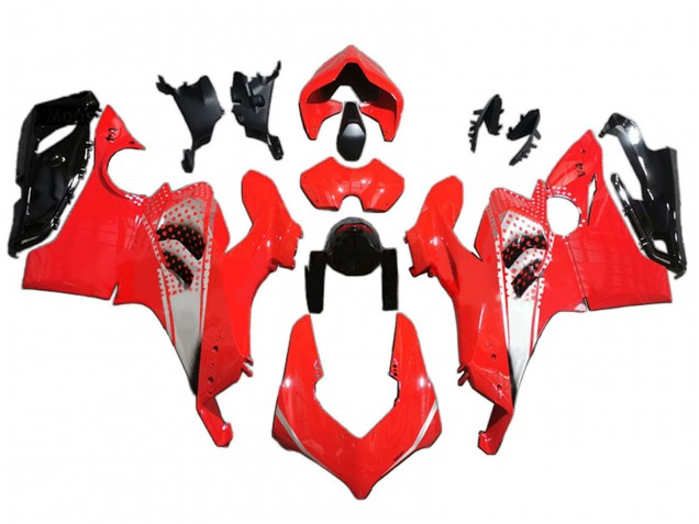Comprare Carena Moto Ducati Panigale V4 V4S 2020-2021 - Rosso Bianco Nero Lucido