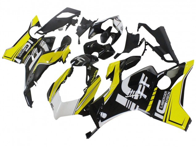 Comprare Carena Moto Ducati Panigale V4 V4S 2020-2021 - Giallo Bianco Nero Lucido
