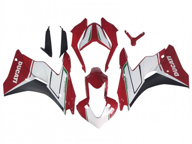Comprare Carena Moto Ducati Supersport 939/939S 2017-2022 - Bianco Rosso Nero Verde