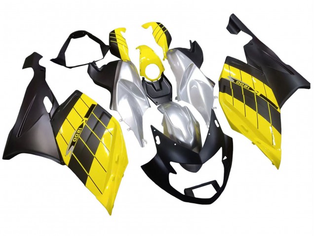 Comprare Carena Moto BMW K1200S 2005-2010 - Giallo Argento Nero Opaco