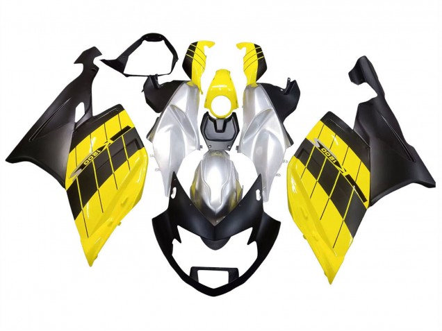 Comprare Carena Moto BMW K1200S 2005-2010 - Giallo Argento Nero Opaco