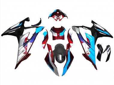 Comprare Carena Moto BMW S1000RR 2023-2024 - Argento Rosso Blu Nero