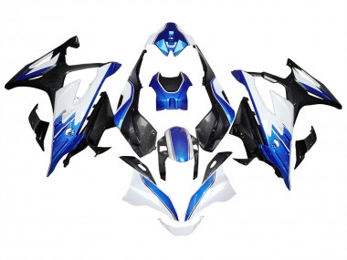 Comprare Carena Moto BMW S1000RR 2023-2024 - Bianco Blu Nero Fibra di Carbonio