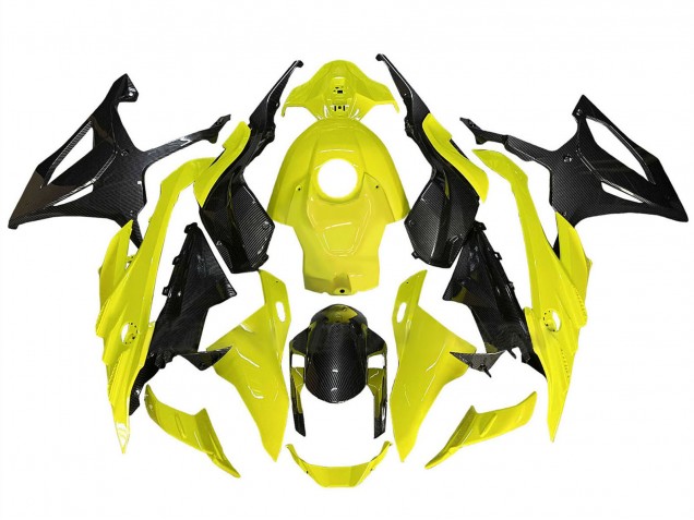 Comprare Carena Moto BMW S1000RR 2023-2024 - Giallo Nero Fibra di Carbonio