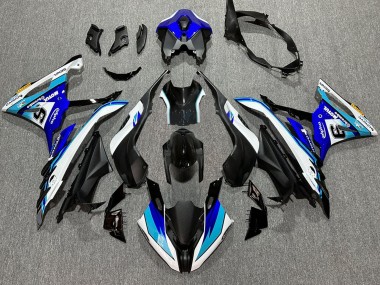 Comprare Carena Moto BMW S1000RR 2023-2024 - Bianco Blu Nero Opaco Motul